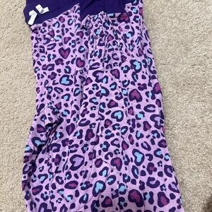Little Sleepies Purple Leopard Pajama Set